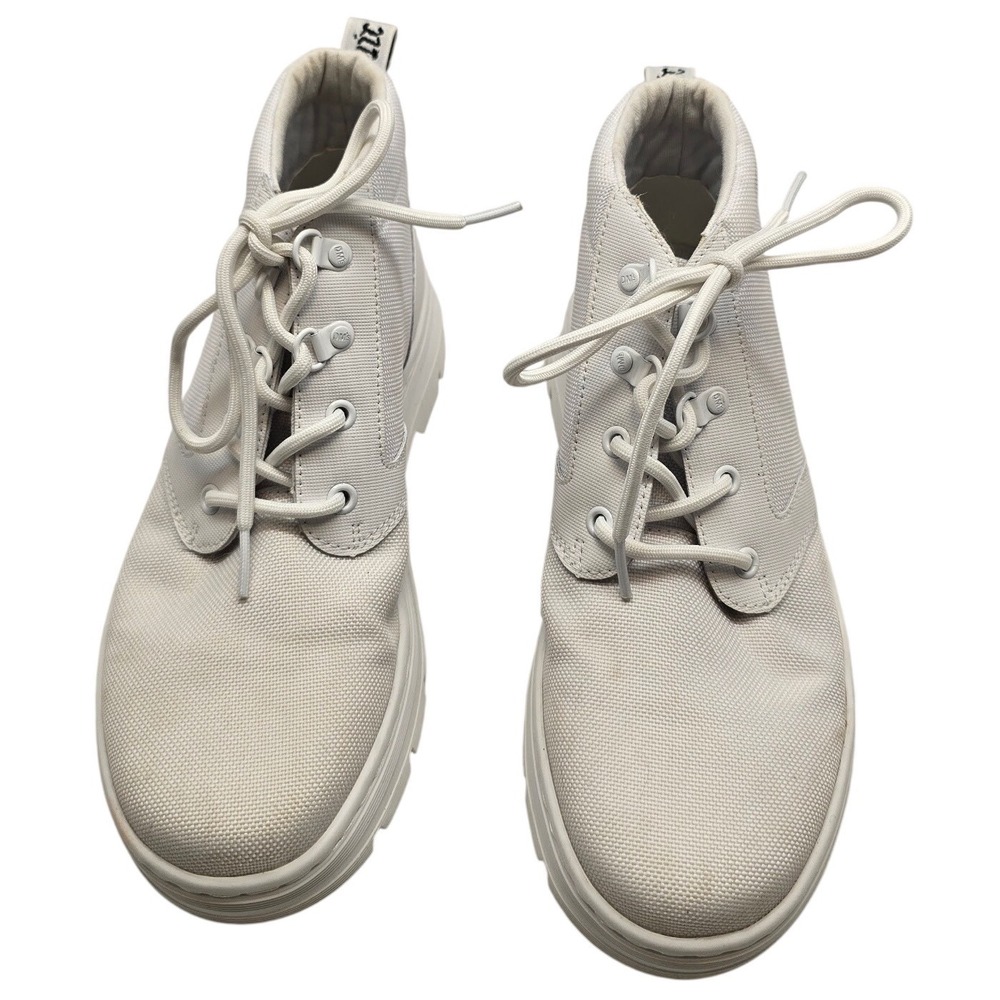 Dr. Martens Bonny W Tech Nylon Canvas Chukka Boots White Womens 8 Gorpcore - Picture 4 of 13